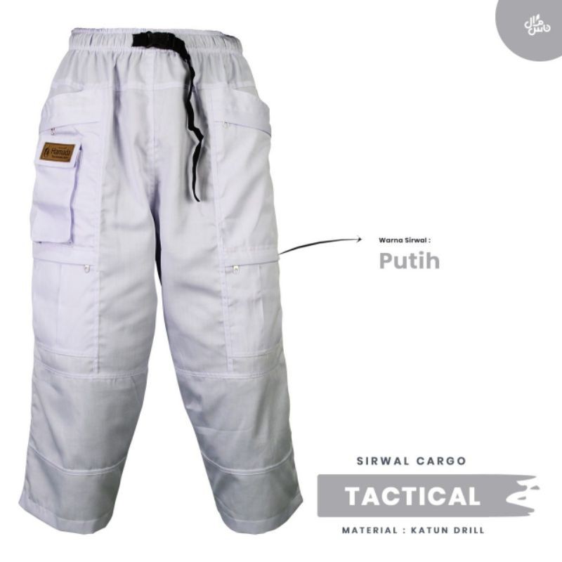 Celana Sirwal Tactical Cargo Gratis Peci Rajut