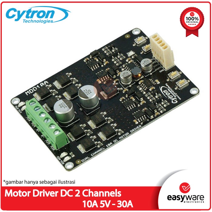 Motor Driver 2 Channel - 10Amp 5V-30V DC Motor Driver 2 Channels