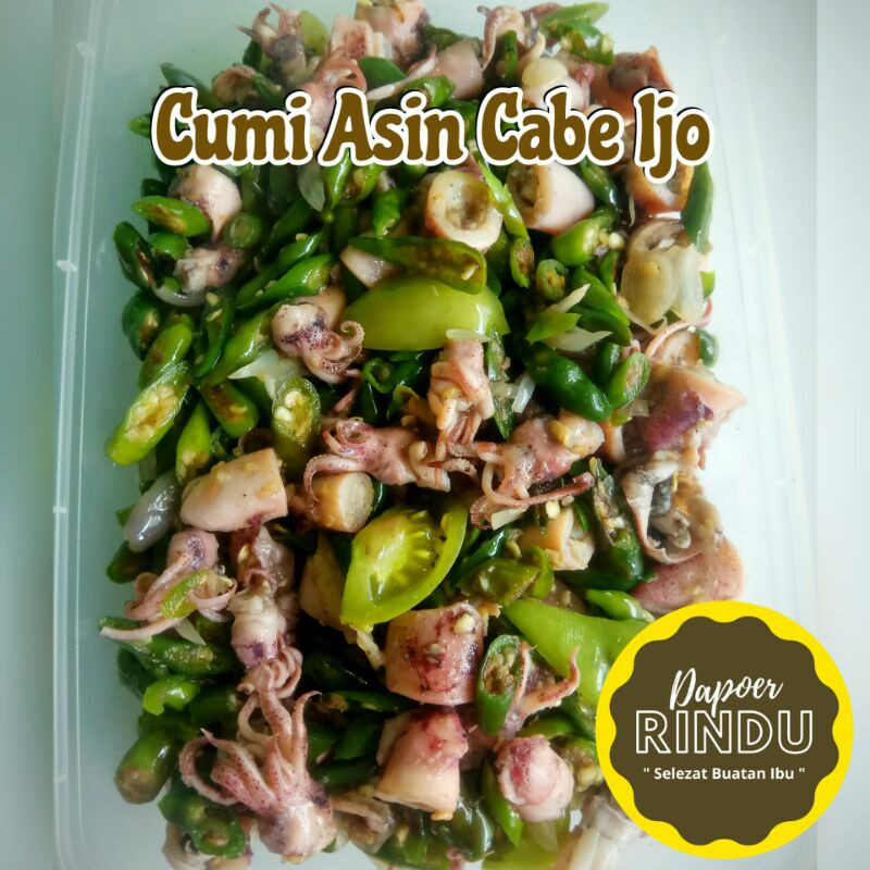 

Cumi Asin Cabe Ijo 250 gr