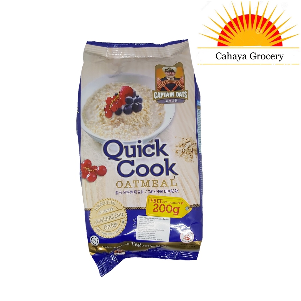 

Captain Oats Quick Cook Oatmeal 1 KG