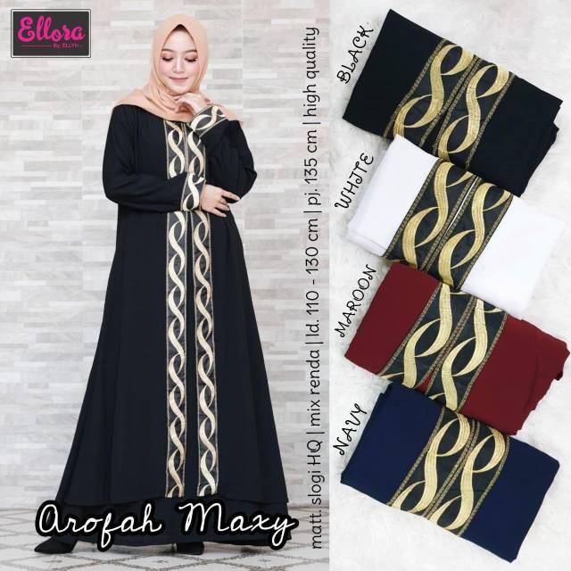arofah maxi dress • maxy Girls Muslim Casual