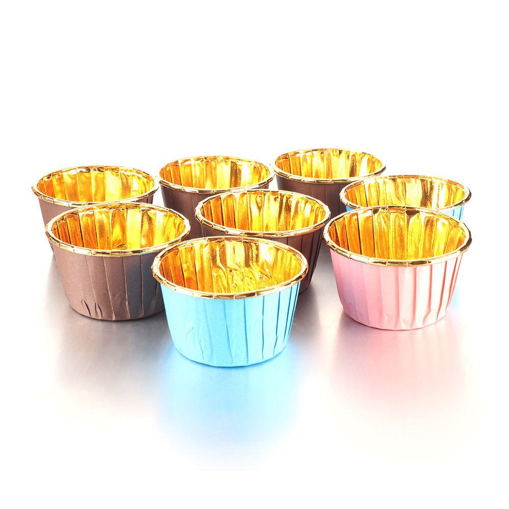 Solighter 50PCS Kertas Cupcake / Muffin Untuk Perlengkapan Pesta