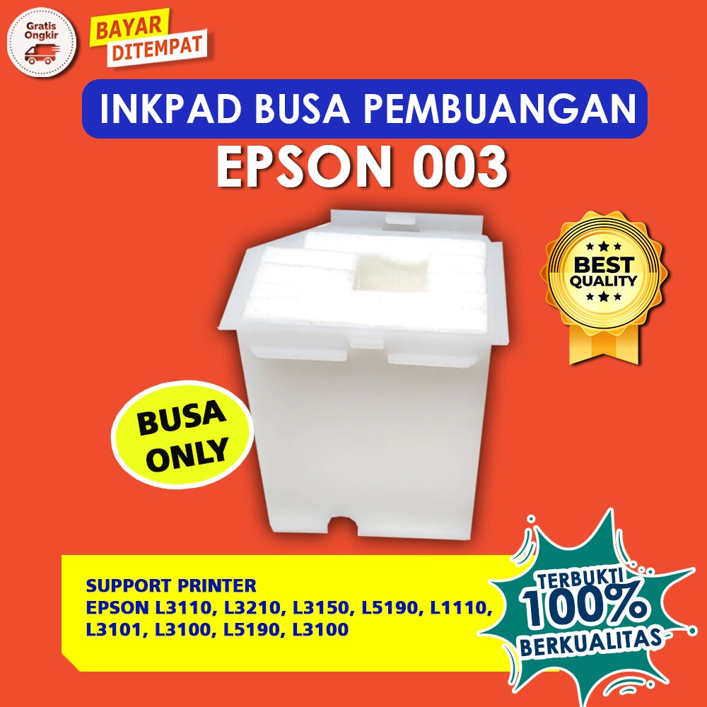 Inkpad Busa Pembuangan Waste Ink Pad Epson L1110 L3110 L3150 L4150 L4160 L5190