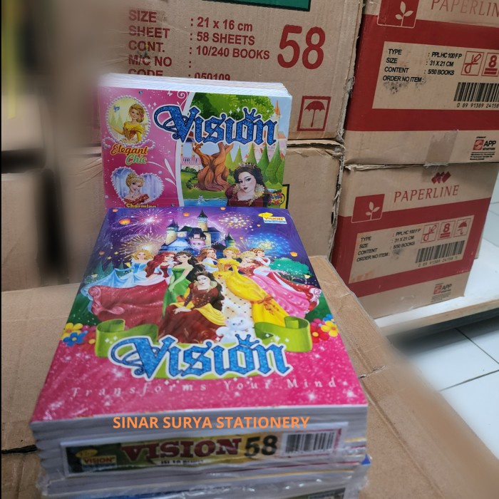 

Dijual Buku Tulis Vision 58 / Pak Isi 10 Buku Limited