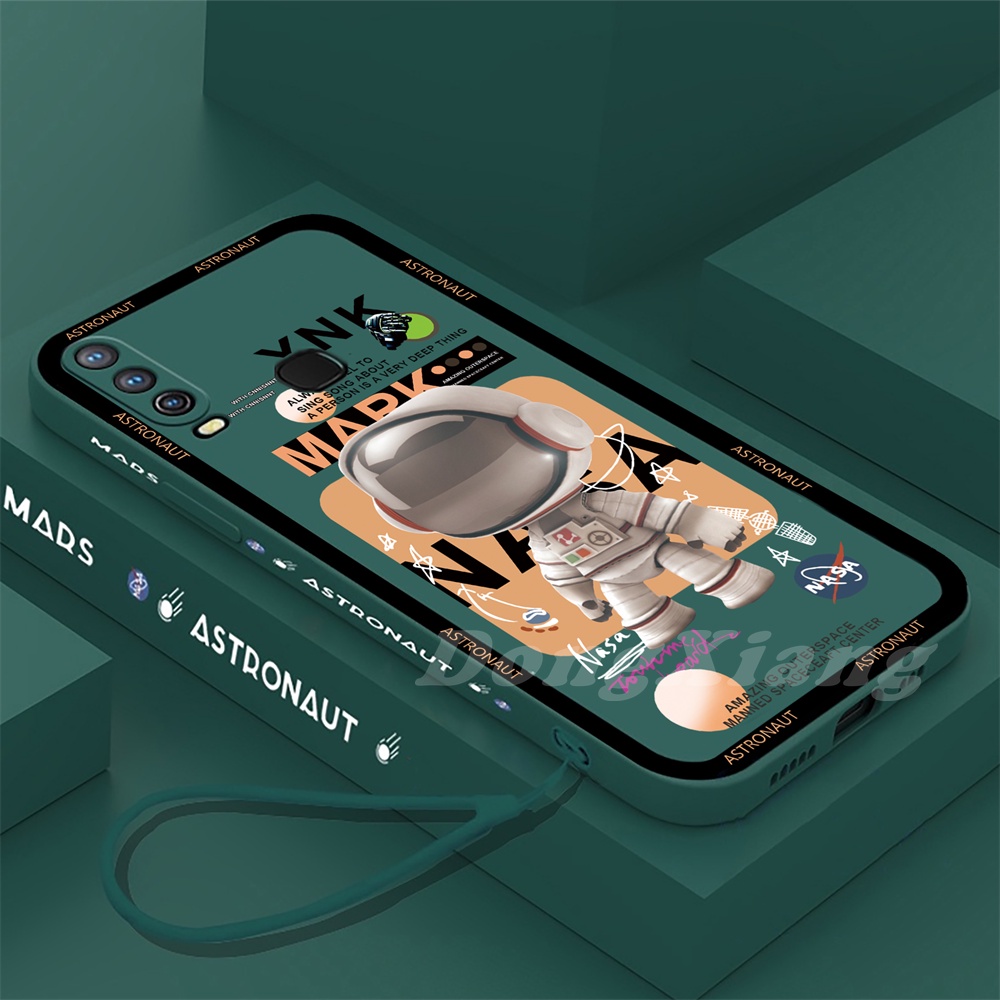 Soft Case TPU Motif Astronot Luar Angkasa Untuk Huawei Y6P Y7A Y6 Pro 2019 Y7 Pro Nova 7i Nova 5T Nova 3i Y9S P30 Lite