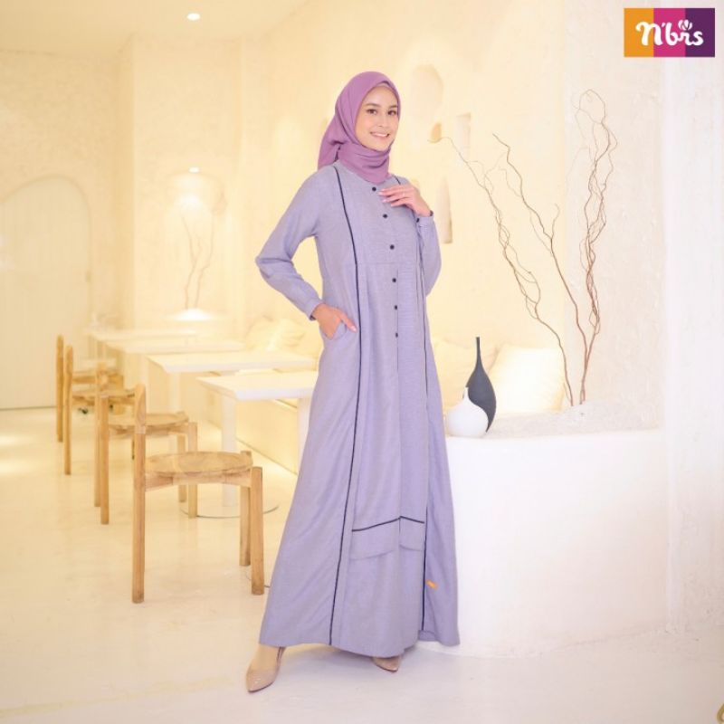 GAMIS NB B60 MAROON GREY LAVENDER • NIBRAS