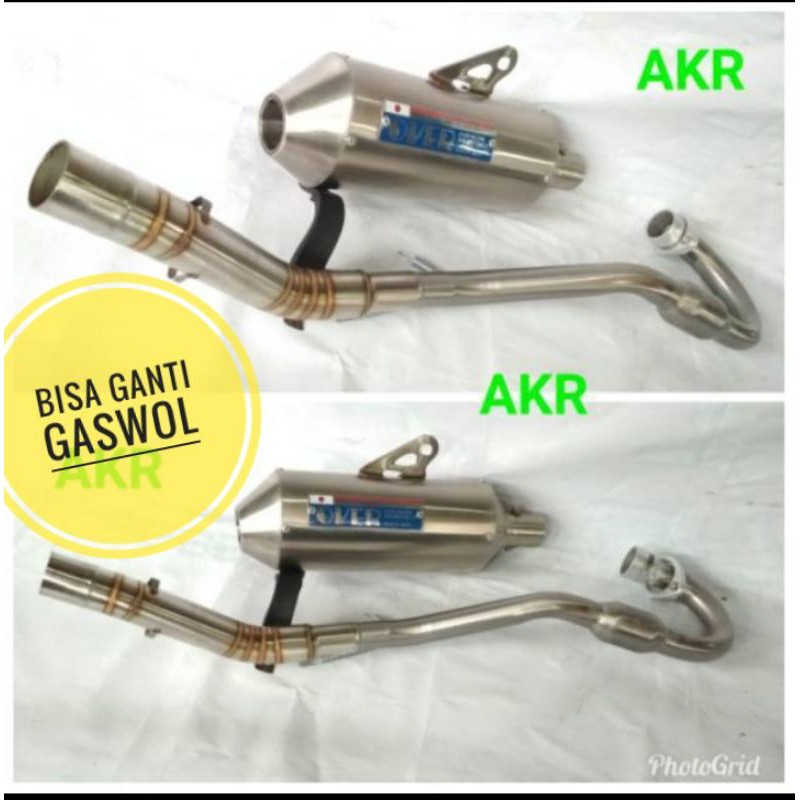 Knalpot klx over japan - knalpot crf 150 l over japan - knalpot klx - knalpot crf - knalpot trail - 