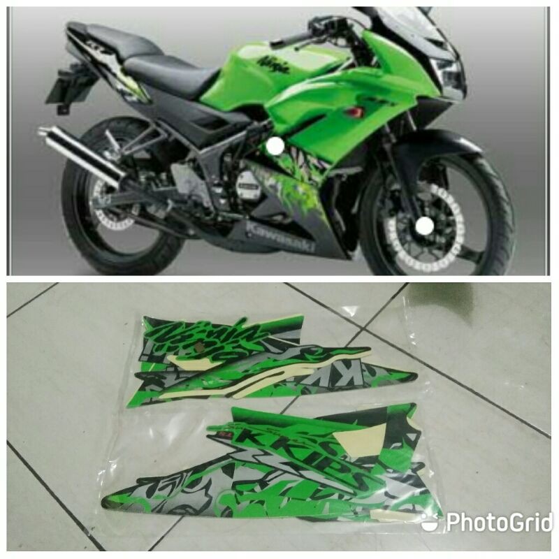 Striping ninja rr new 2013 hijau