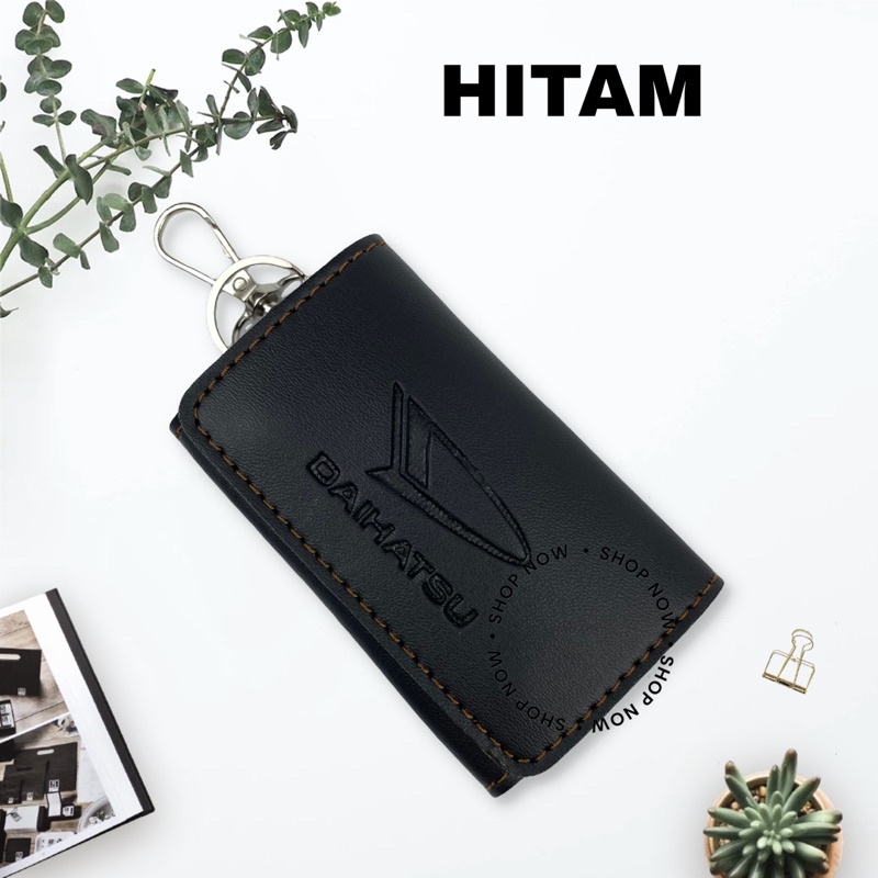 DOMPET KUNCI STNK DAIHATSU DOMPET KUNCI MOBIL KULIT SINTETIS DOMPET STNK LIPAT 3 GANTUNGAN KUNCI MOBIL MUAT STNK