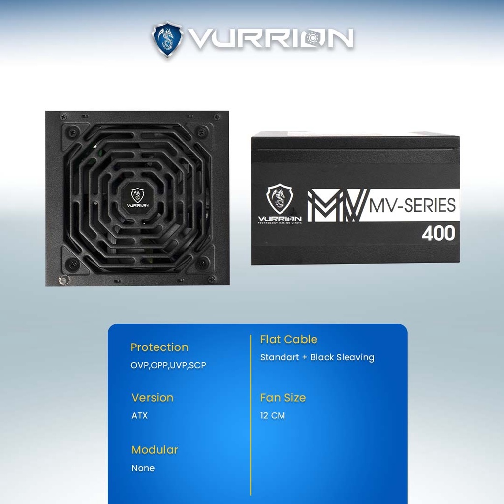 PSU VURRION POWER SUPPLY  VURRION MV SERIES 400 80 PLUS