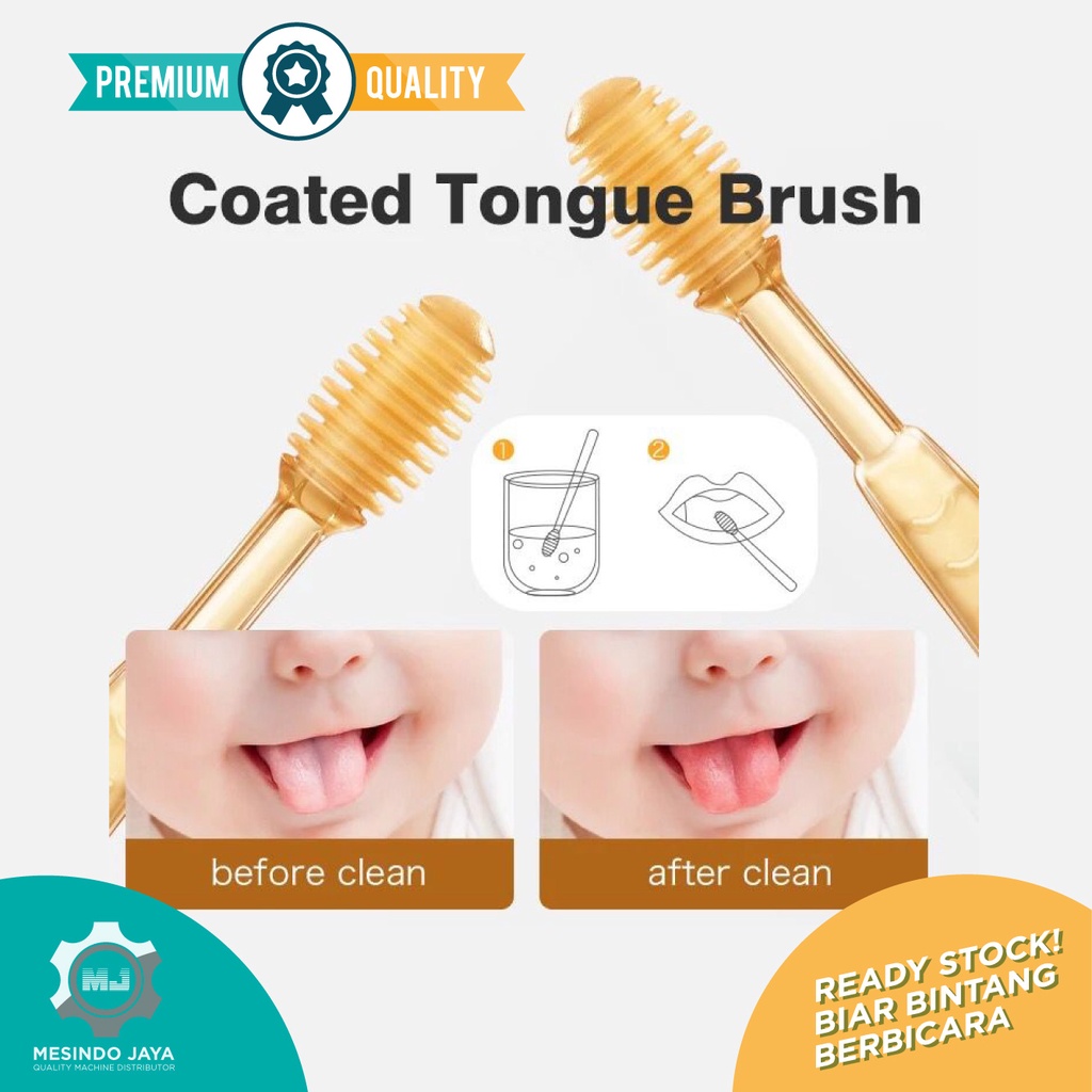 Sikat Gigi &amp; Lidah Bayi Silikon 2 IN 1 Baby Oral Clean Brush Set PUPA Sikat Lidah Bayi 2in1 Sikat Gigi Silikon Perawatan Mulut Bayi BABY TOOTHBRUSH CLEAN SET