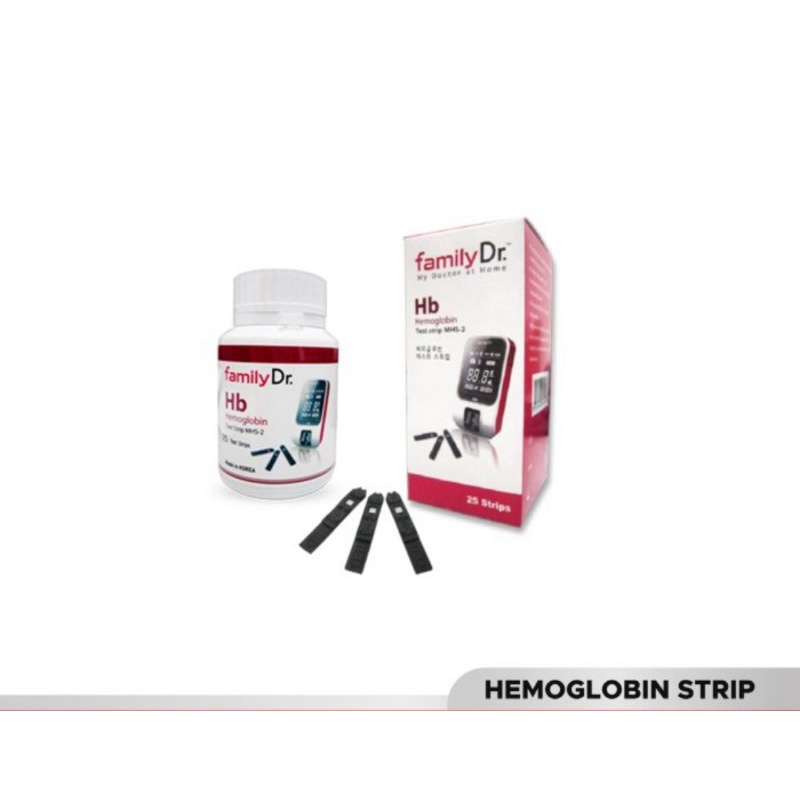 Strip Family Dr GCU Hb / Strip gula darah / Strip kolesterol / Strip asam Urat / Strip Hemoglobin Family Dr