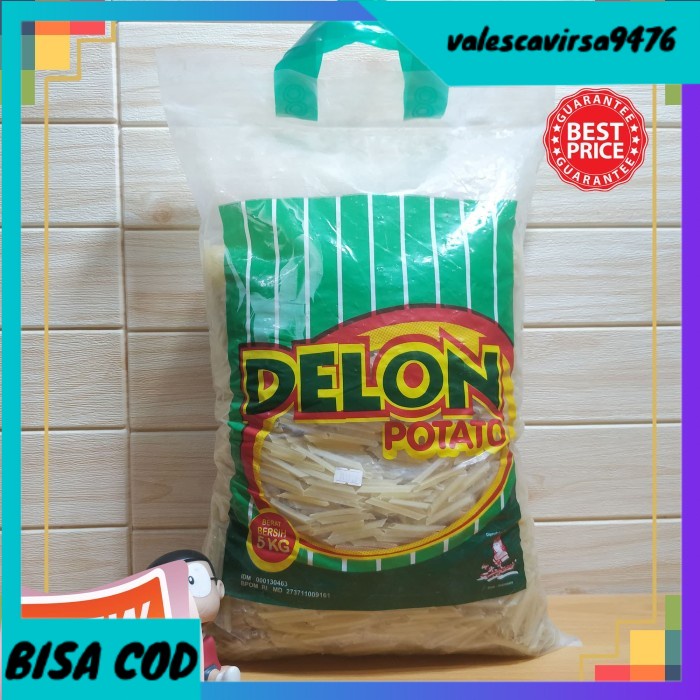 

⭐BISA COD⭐ STIK KENTANG POTATO STICK DELON 1 KG