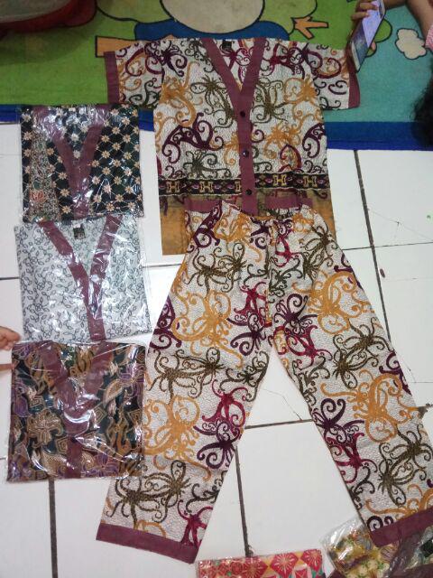 Paket (20 Pcs) S-xl 1-5 Th Piyama Batik Anak Setelan Anak Baju Tidur Batik Anak Terlaris