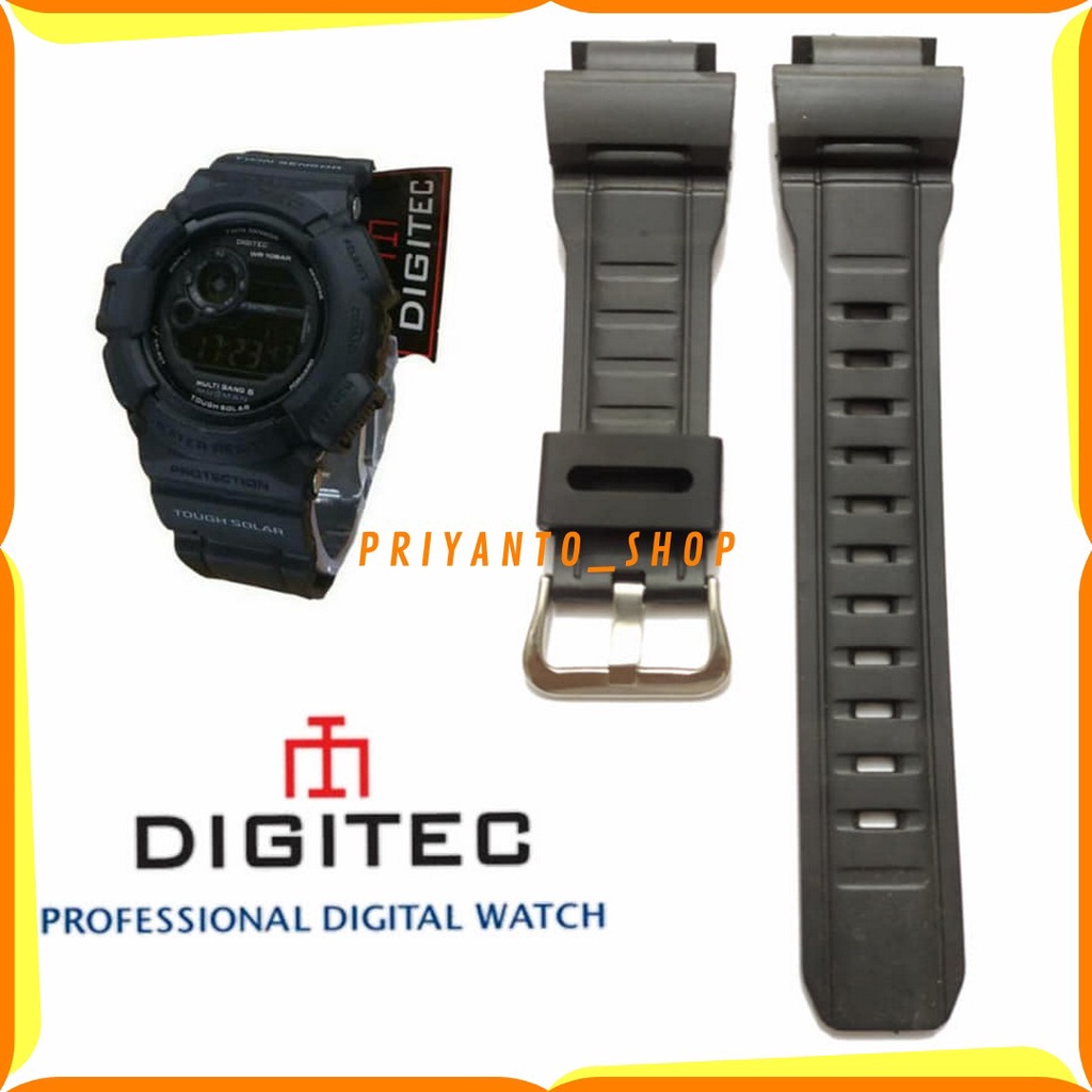 Tali Jam Tangan Digitec 2028 DG-2028 Strap Rubbe