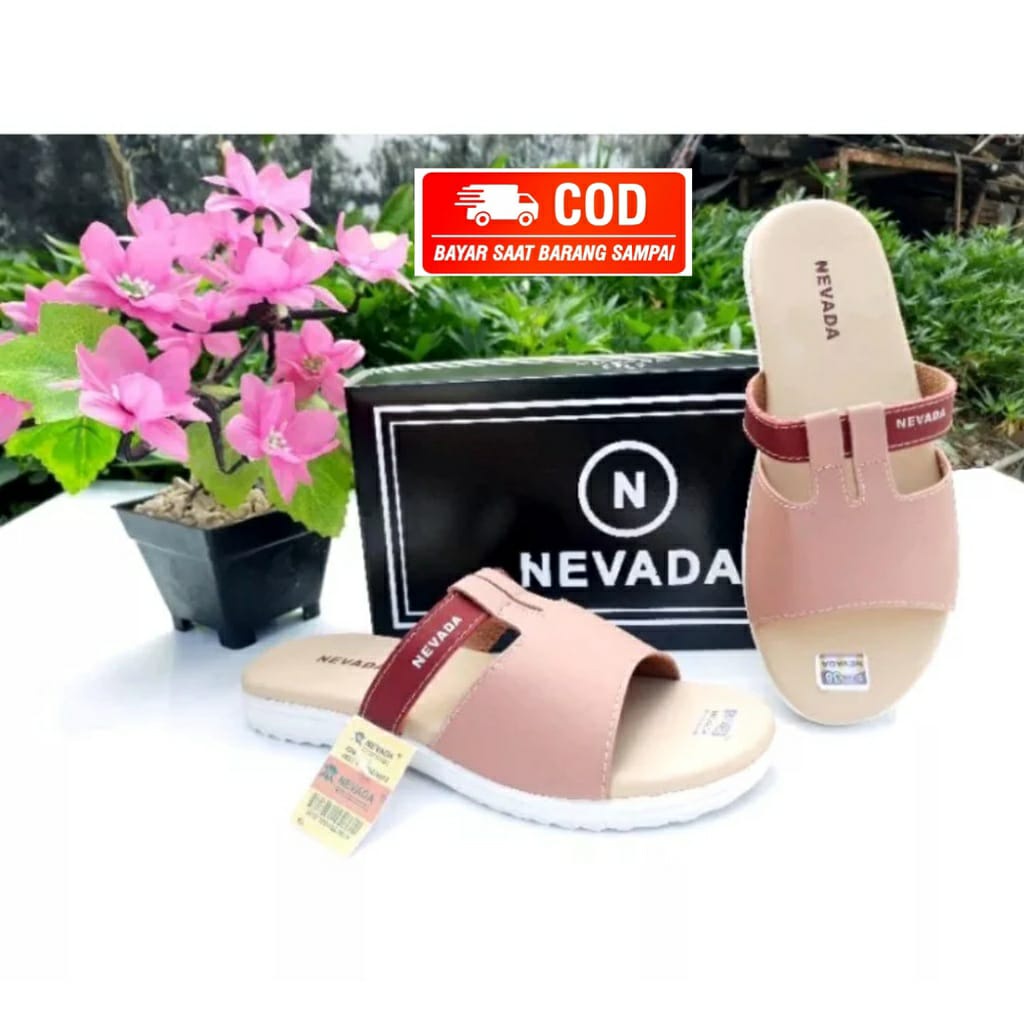 Sandal Wanita Nevada Buat Santai &amp; Nonj Formal Sandal Wanita Trendi Sandal Wanita Nevada Terbaru