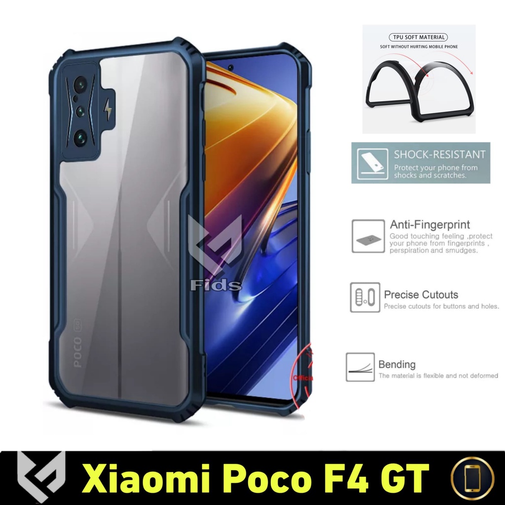 (HOT ITEM) Case For Xiaomi Poco F4 GT Soft Hard Case Fusion Shockproof Premium Casing Poco F4 GT