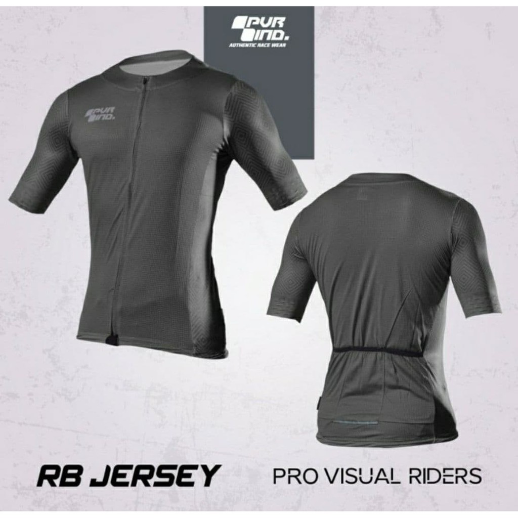 Jersey XC ROAD BIKE PVR Kerung Grey ~ Jersey Roadbike