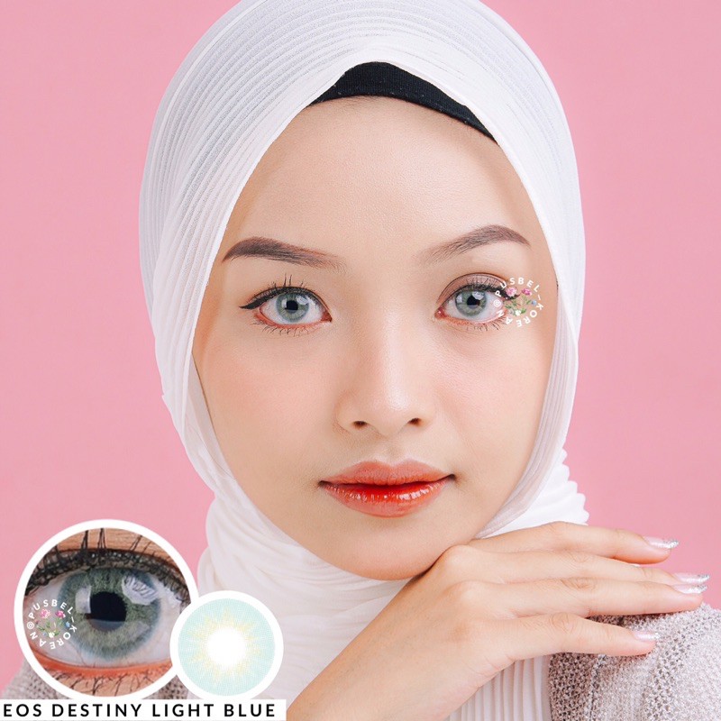 softlens eos series BTS destiny brown &amp; light blue original korea