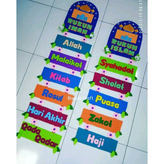 1 PAKET ( Rukun iman + Rukun Islam)