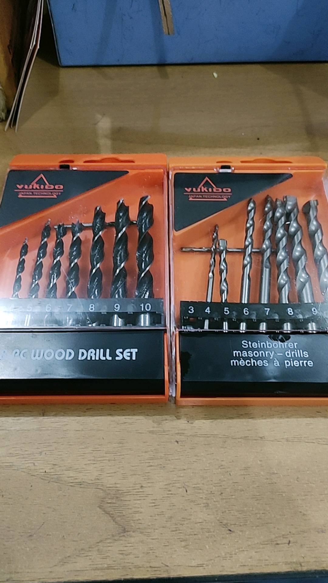 Jual Promo Paket Mata Bor Kayu Dan Beton 8PCS 3 -10MM AUGER BIT Yukido 8PCS  3 -10MM Wood Drill COD | Shopee Indonesia