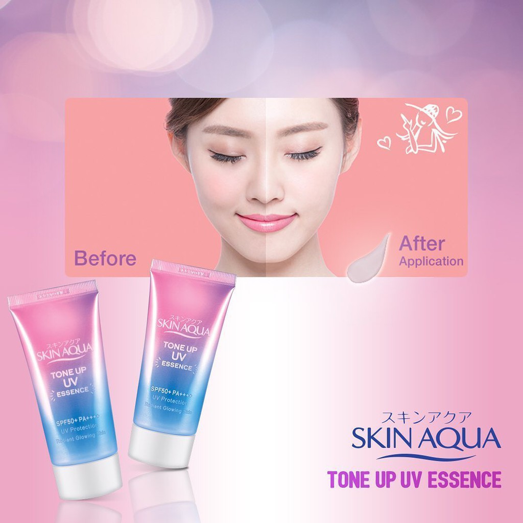 SKIN AQUA TONE UP UV ESSENCE SPF 50+ PA++++ 40GR