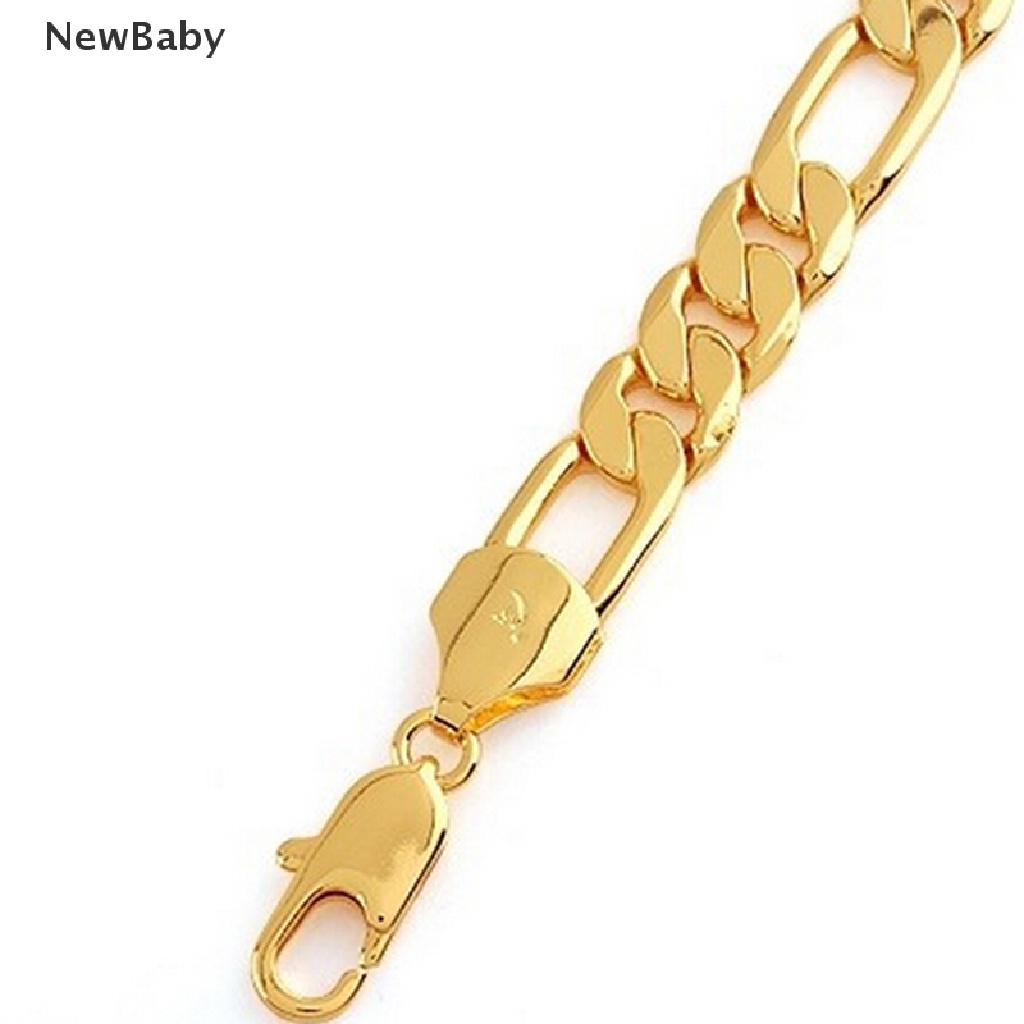 Newbaby 2015 Gelang Tangan Rantai Lapis Emas 18K Untuk Pria