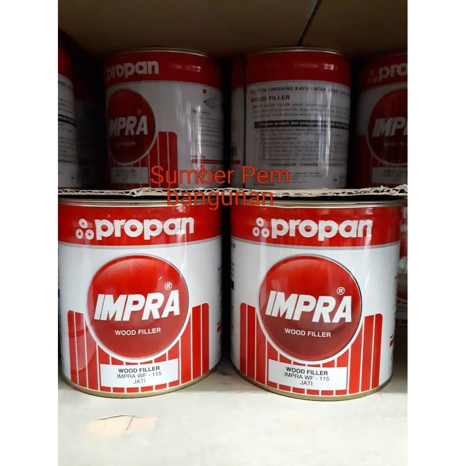 Dempul Kayu Impra Wood Filler Jati dan Kamper WF 115 