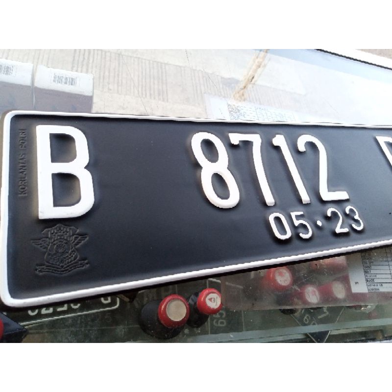 plat nomor Mobil LOGO 1pcs