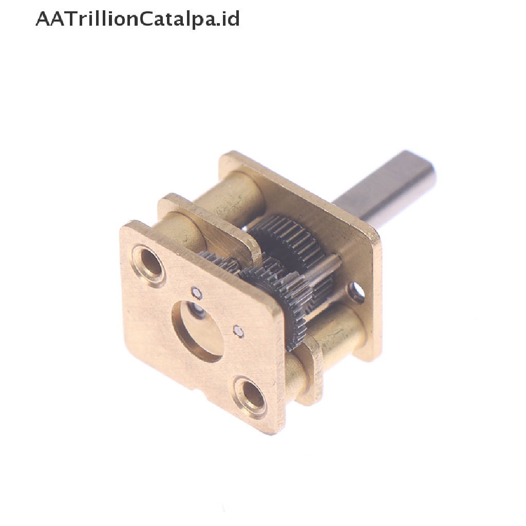 Aatrillioncatalpa 2pcs gear reducer N20 Bahan metal N20 Untuk Suku Cadang Motor N20