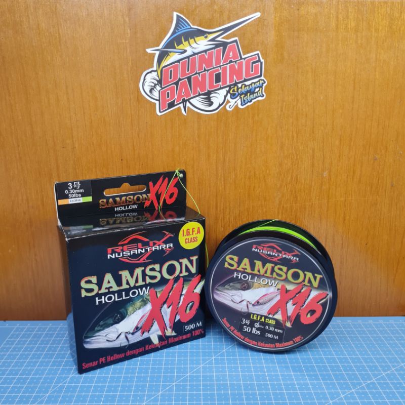 Senar PE Relix Nusantara Samson x16 PE 3 500M