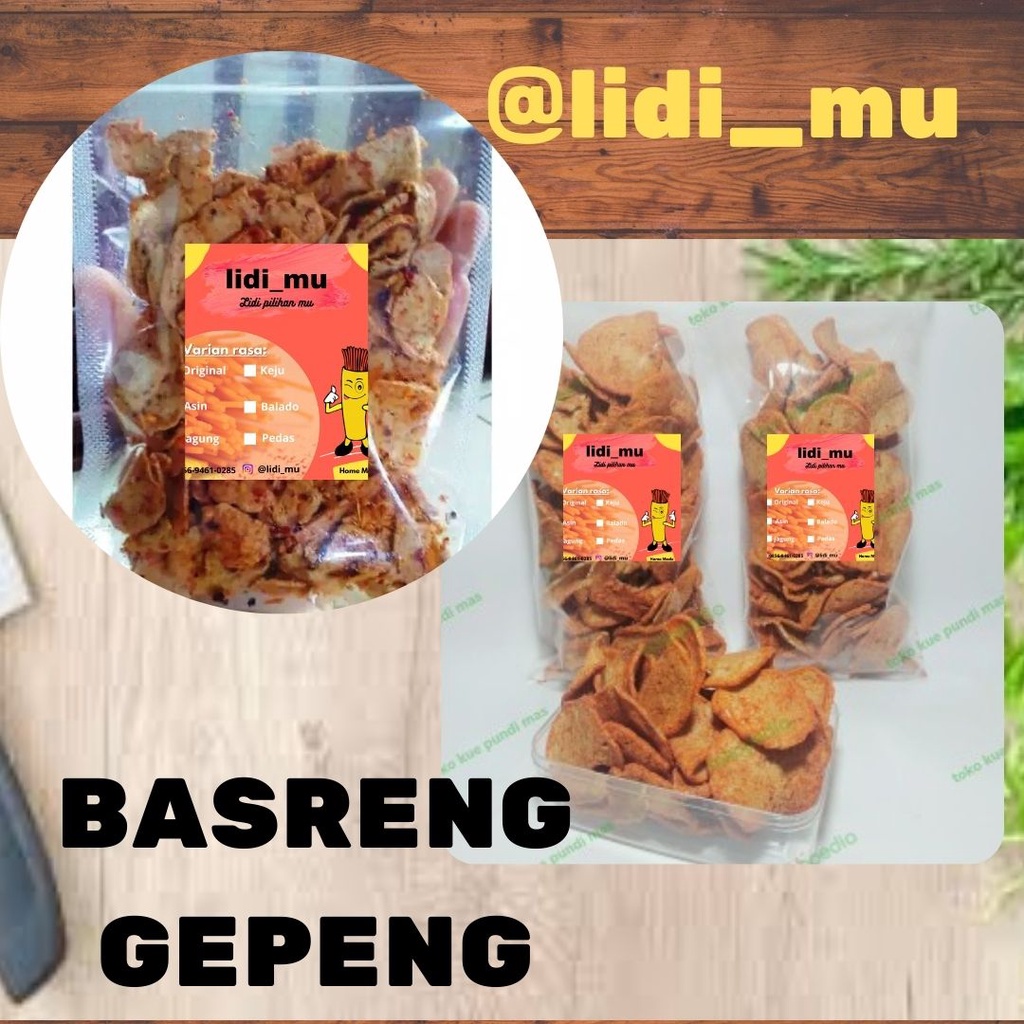 

Basreng gepeng pouch/100g