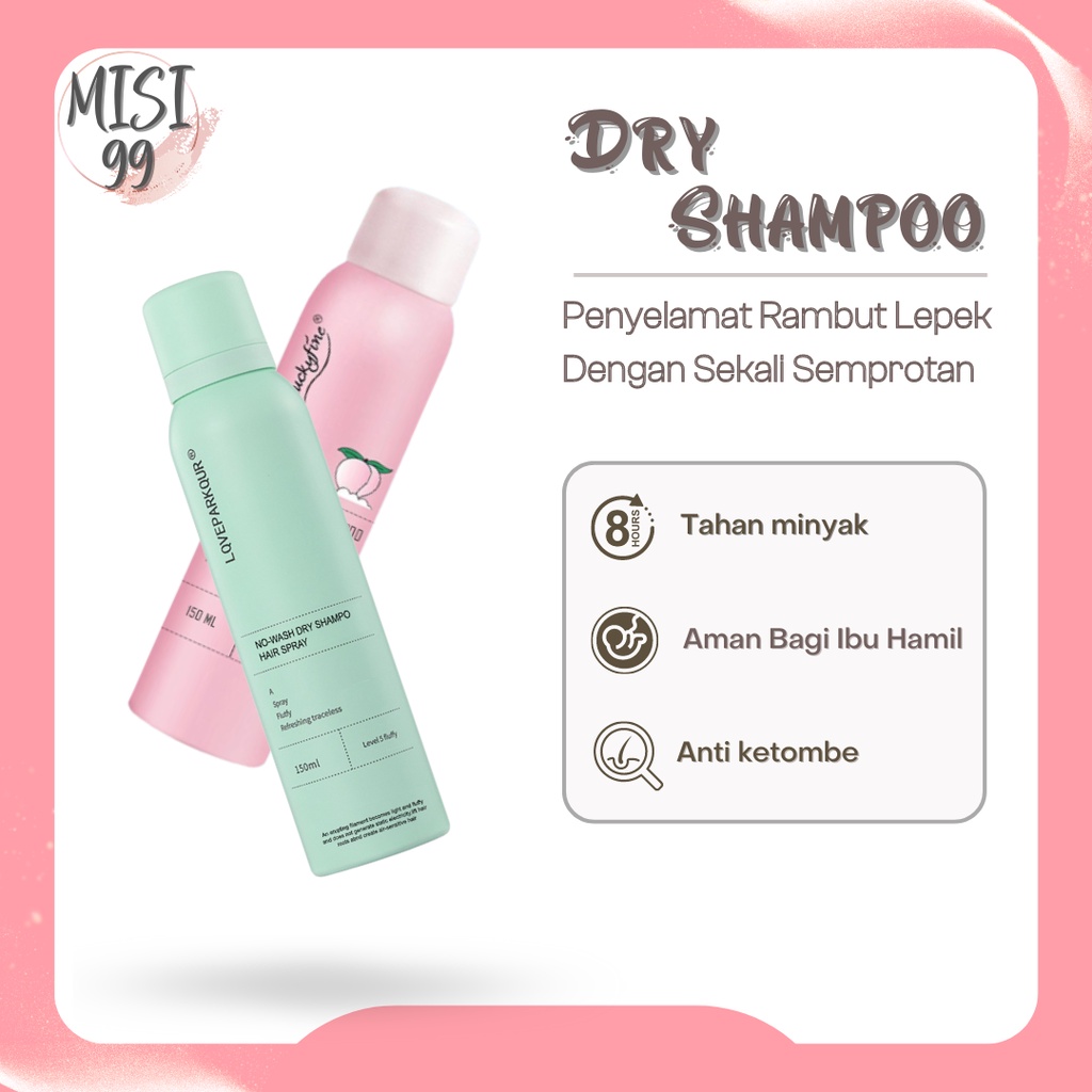 dry shampoo 150 ml semprotan rambut kering untuk mengembangkan rambut minyak rambut kontrol rambut b