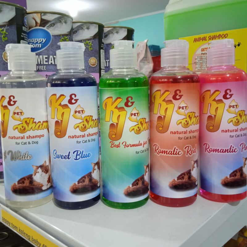 Shampo Kutu + Jamur + Conditioner Kucing dan Anjing 250ml - K&amp;J sampo Hewan All varian