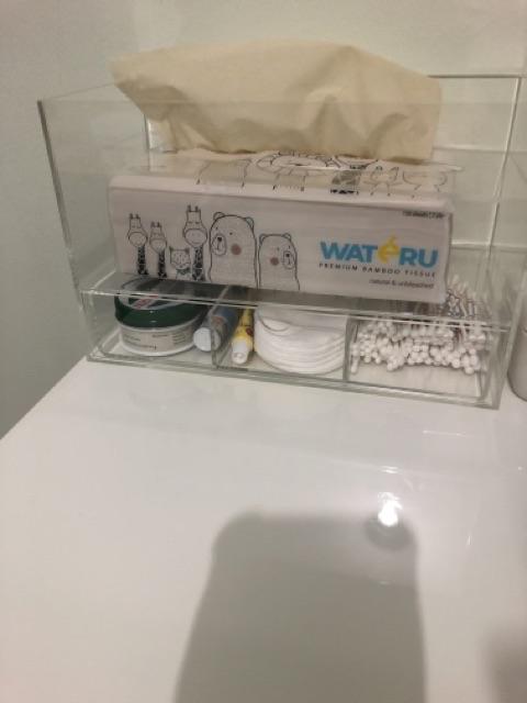 Acrylic Tissue Holder Multifunction 3 / Tempat Tissue
