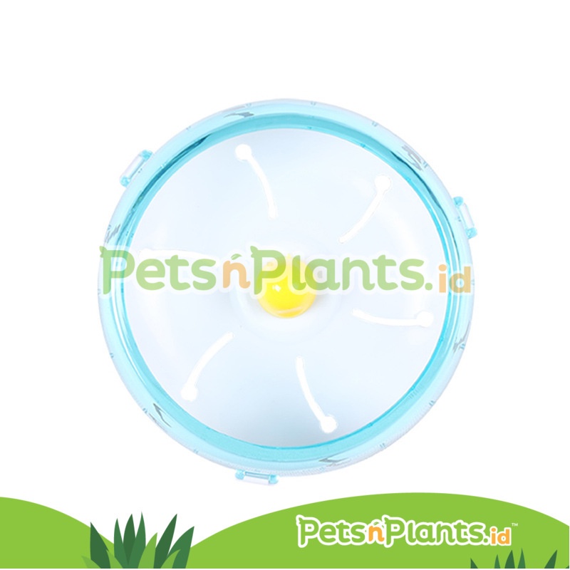 Silent Hamster Jogging Wheel - Mainan Roda Putar Kandang Hamster Import 12 CM