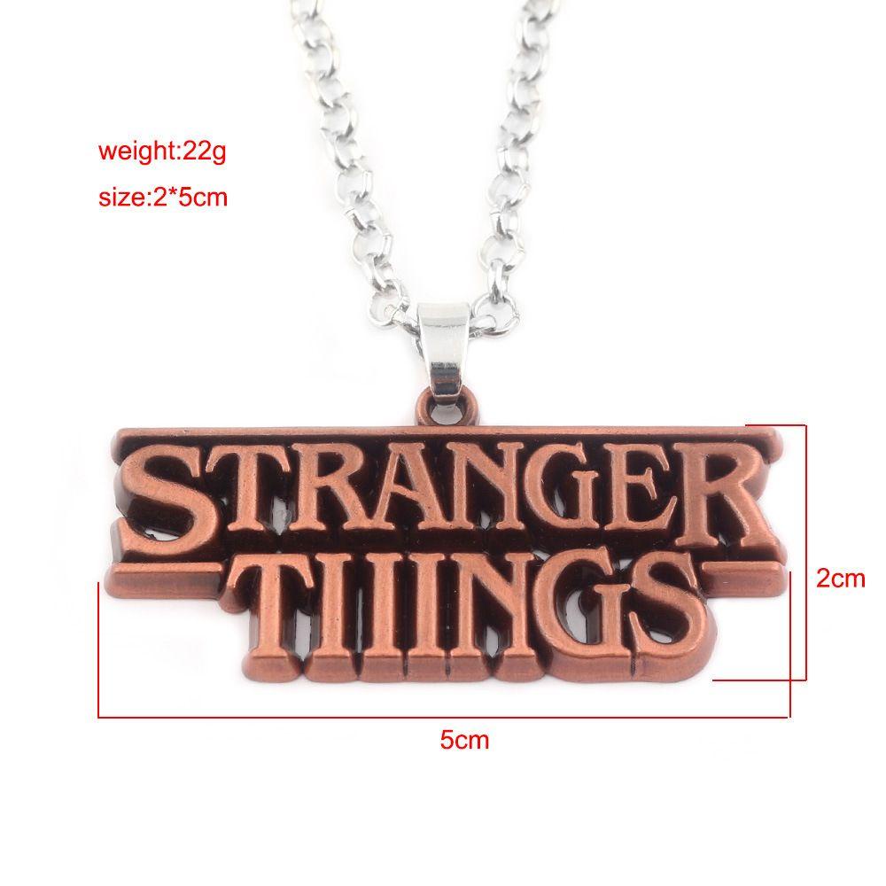 NEEDWAY Stranger Things Kalung Kreatif Minoritas Rantai Cannibal Bunga Liontin Anak-Anak Hadiah Paduan Pria Leher Rantai