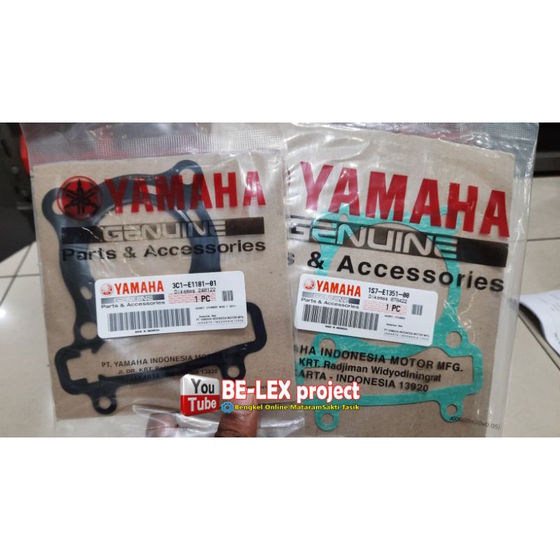 PAKING BORING DAN HEAD ORIGINAL YAMAHA VIXION