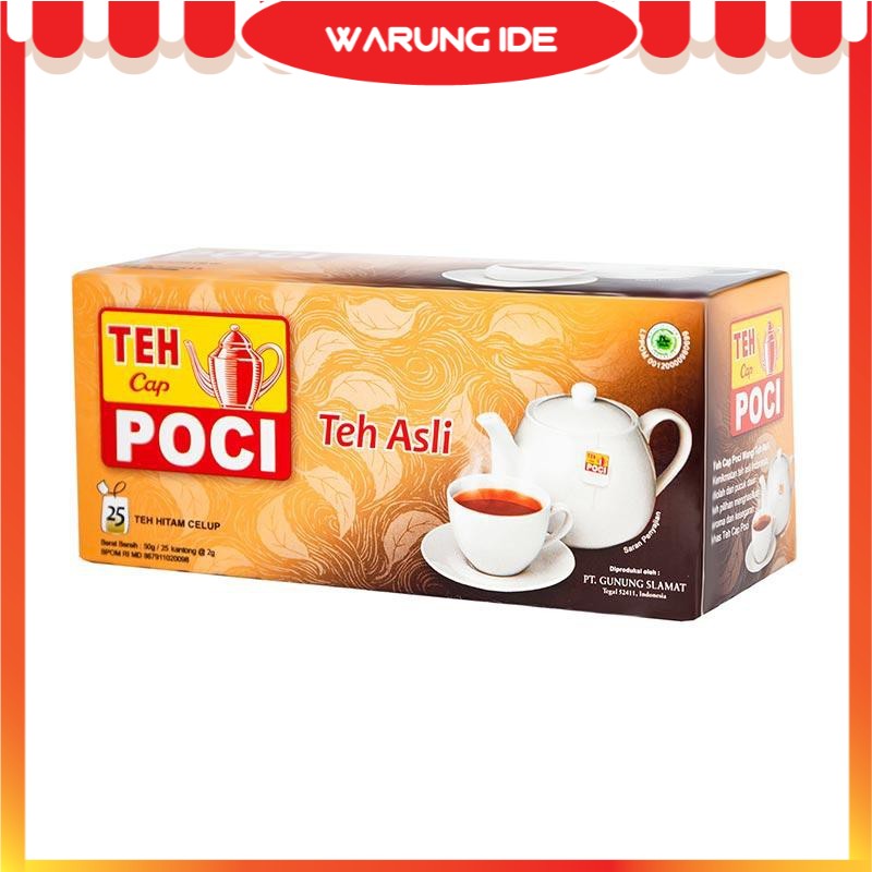 

TEH CELUP POCI KOTAK / TEH ASLI / ISI 25 PCS