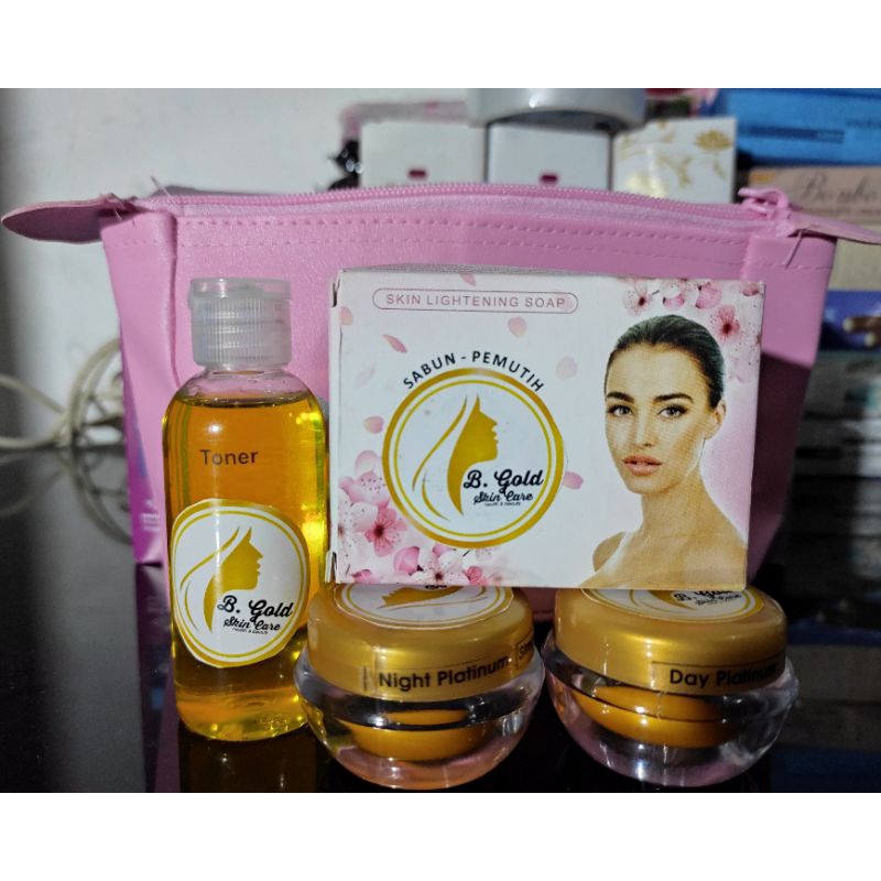 paket wajah platinum toner kuning (Bgold skincare)