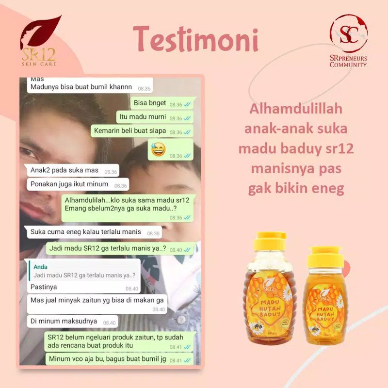 

MADU MURNI BADUY SR12 / MADU HUTAN BADUY ASLI (BPOM)