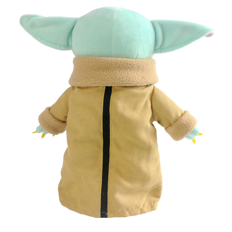 30cm Baby Yoda Plush Toy Master The Mandalorian Force Stuffed Doll Gift For Kids Removable Clothes