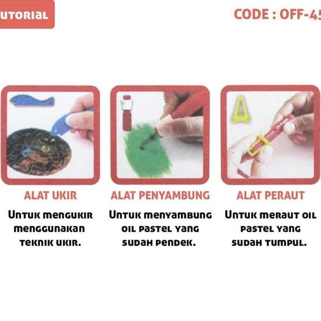 

Crayon Mewarnai 55 Warna Greebel Oil Pastels (Off-45)