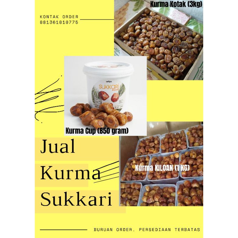 

KURMA SUKARI Qosim #KurmaSukari #Medan