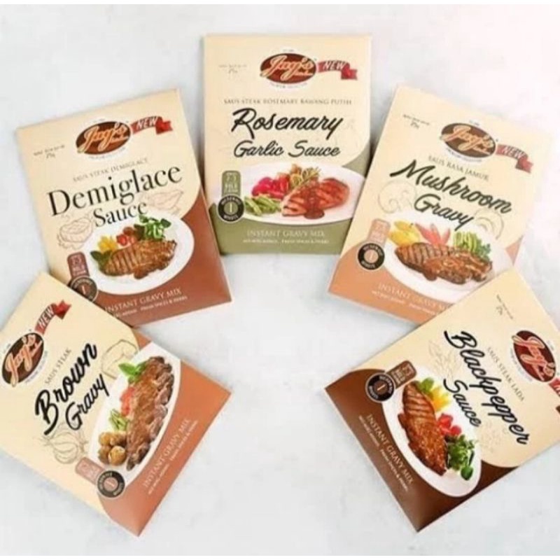 

Jays demiglace sauce 25gr / rosmery / black pepper - blackpapper