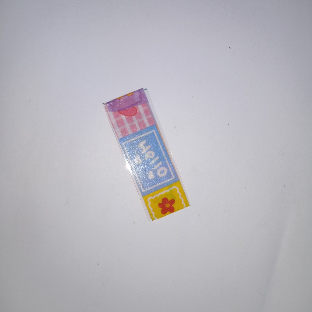 

W7 WASHITAPES SAMPLE MOTIF HELLO SEPANJANG 20 CM WASHI TAPE AESTHETIC WASHITAPE SHARE IN MICA