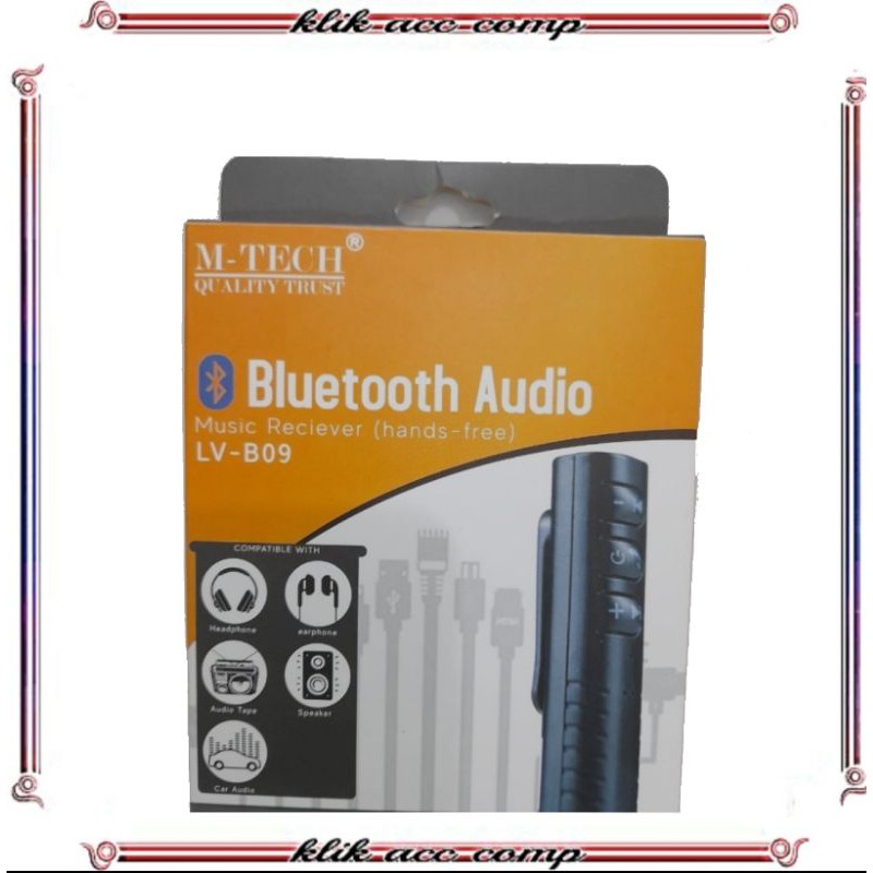 Bluetooth Wireless Audio Receiver Dongle Music Receiver AUX 3.5mm