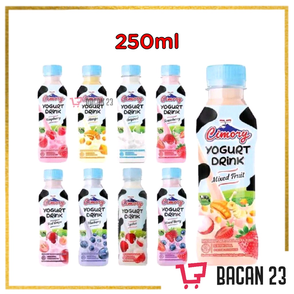 

Cimory Yogurt Drink All Varian ( 250 ml ) / Minuman Yoghurt / Bacan 23 - Bacan23