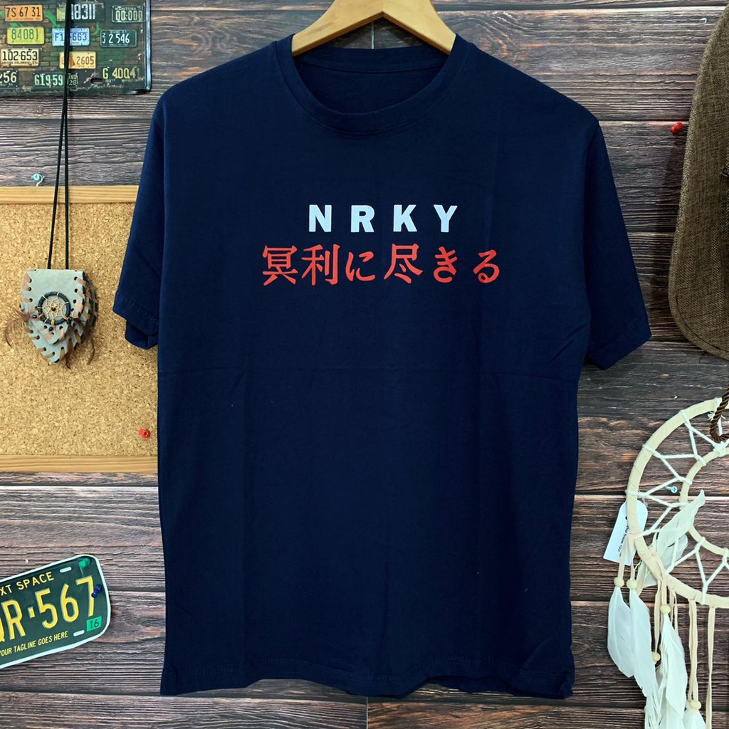 KAOS DISTRO PRIA NRKY JEPANG T-SHIRT PRIA DISTRO