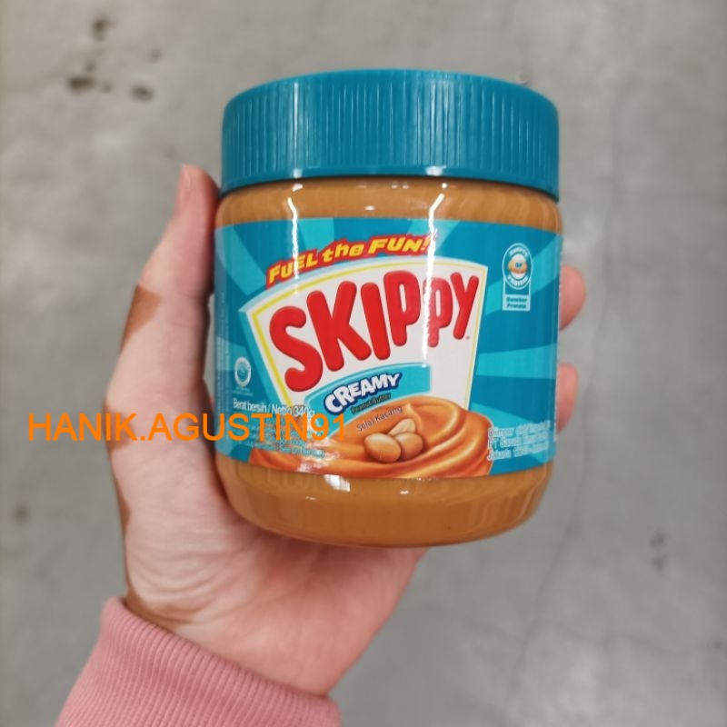 

Skippy Creamy Peanut Butter 340 gram Selai Kacang